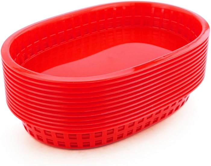 Top 10 Large Red Food Basket Home Preview