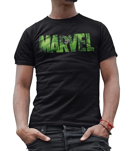 Amazon.com: Marvel Rainbow HeroesColor Daze Avengers T-Shirt(Black