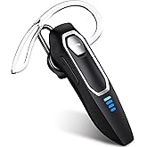Bluetooth Headset V5.4 with Noise Cancelling Mic, 36H Talking Time Wireless Earpiece with USB-C & Mute Function for Cell Phones