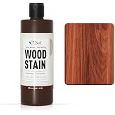 DWIL Water Based Wood Stain - Multiple Finishes, Fast Drying, Indoor and Outdoor Furniture, Wood Paneling, Cabinets and More, Low Odor ＆ Non-Toxic (8.5oz Teak)
