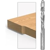 YONICO Router Bits Pattern Bit Solid Carbide Flush Trim Spiral 1/4-Inch Compression 1/4-Inch Shank 33400-SC