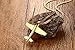 Vnox Stainless Steel Paper Airplane Plane Pendant Necklace,Gold Plated,Free Chain 24
