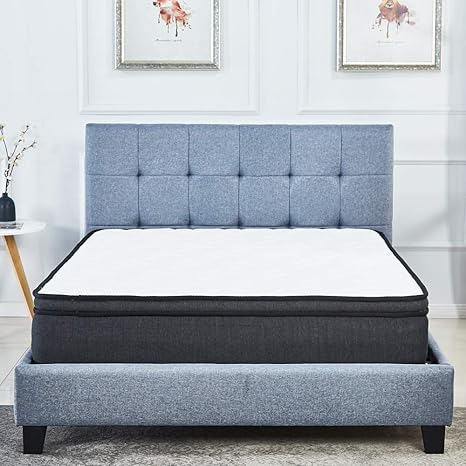 LANKOU Valentina - Marco de cama doble. Plataforma de cama. Base de