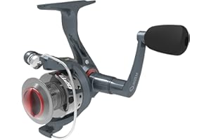 Quantum Optix Spinning Fishing Reel, 4 Bearings (3 + Clutch), Anti-Reverse with Smooth, Precisely-Aligned Gears, Clam Packaging
