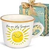 You Are My Sunshine Gifts, Mom Coffee Mug, Sunshine Gifts for Women, Inspirational, Thoughtful, Encouragement Thank You Gift for Women, Funny Mug Gift for Sisters, Daughter, Friends, Coworker 12OZ