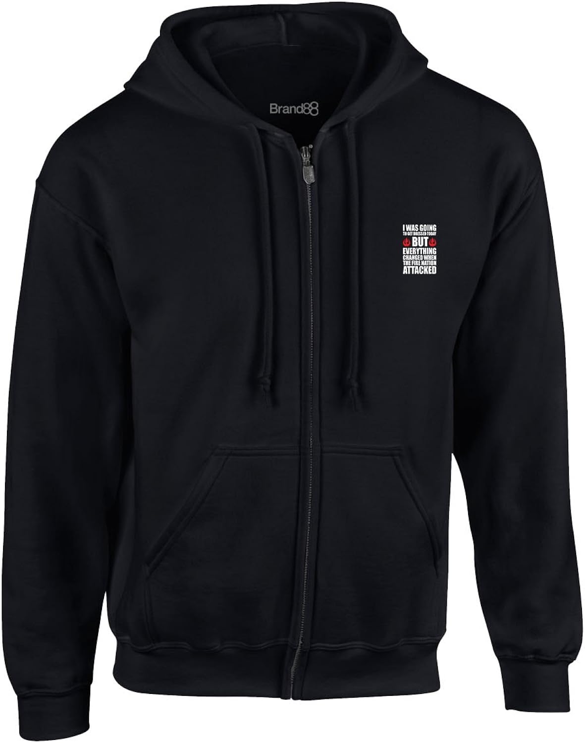 Brand88 - The Fire Nation Attacked, Kids Full Zip Hoodie: Amazon.co.uk: Clothing