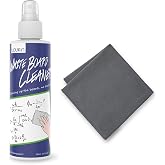 loukin Dry Erase Cleaner, 8.5 fl oz Whiteboard Cleaning Spray with Cloth | AP Certified, ASTM D4236, Low Odor, Effective Cleaning, Mild Formula, Atomizing Nozzle, Classroom Office Home Use