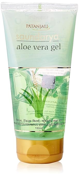 aloe vera gel as face wash