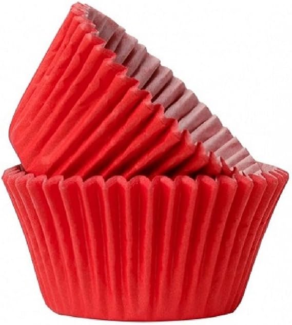 Muffin Case Red (50) Amazon.co.uk Grocery