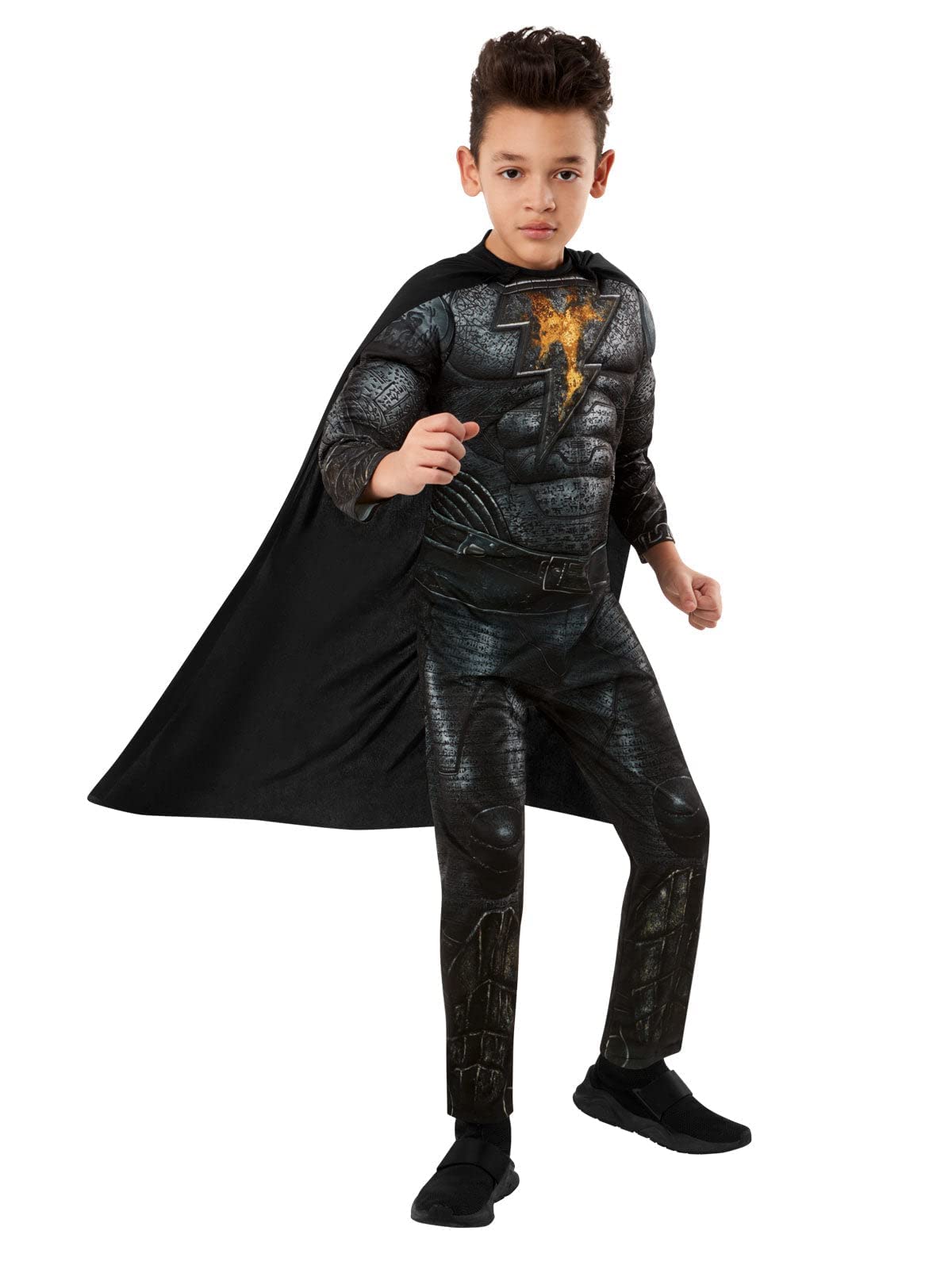 Rubies Official Black Adam Child Costume, Size Small Age 3-4 Years