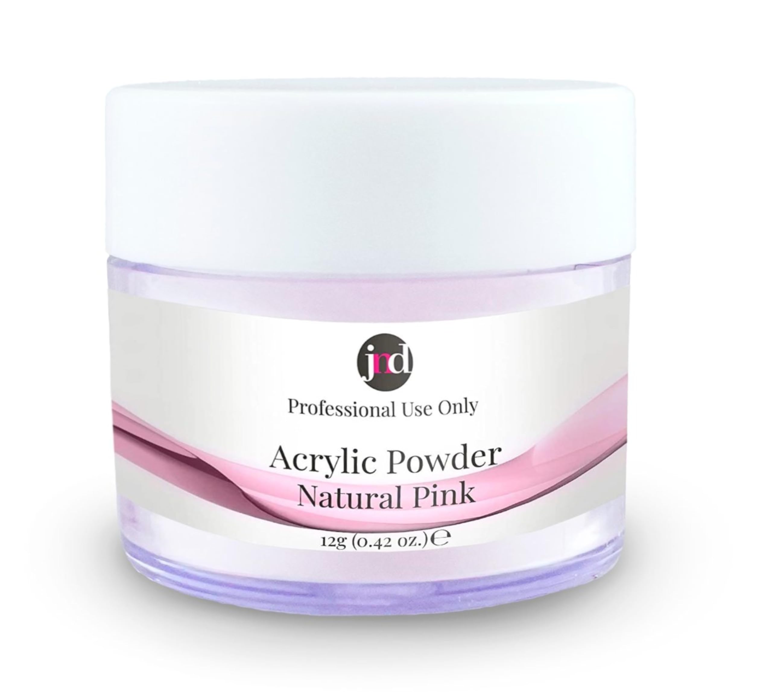JND Acrylic Powder Professional Salon Quality Acrylic Nails Extension Nail Art (Natural Pink, 12g)