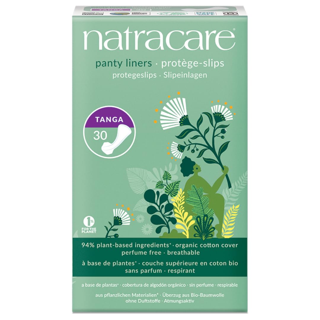 (4 Pack) - Natracare - Natural Pantyliners Tanga | 30pieces | 4 Pack Bundle