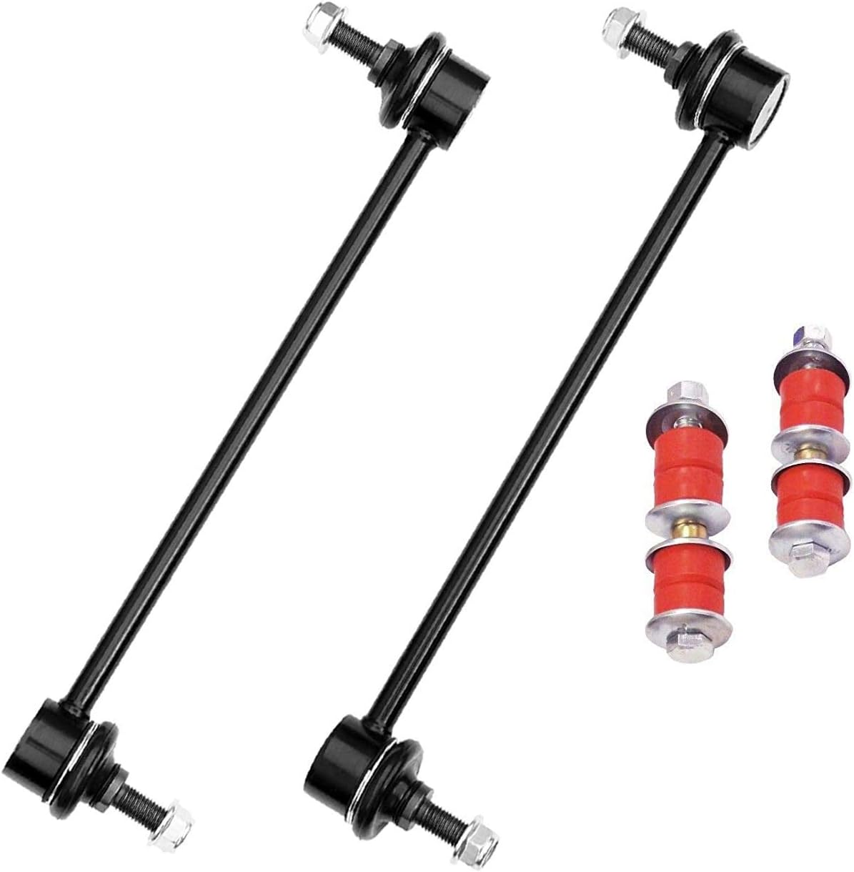 Sway Bars & Parts 4PC Front and Rear Left and Right Sway Bar Links with