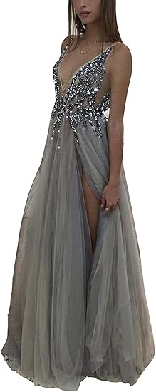 deep v neck homecoming dresses