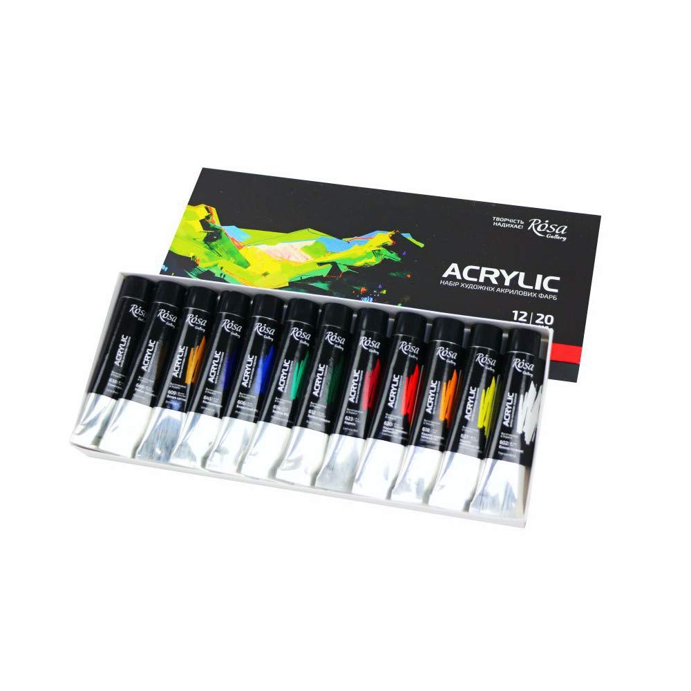 Acrylic Paint Set Professional Gallery, Several Sets Available with 20 ml (12)