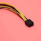 Bcowtte 24x 8 Pin to 6+2 Pin PCIe PCI-E Power Splitter Cable GPU Graphics Card view 5
