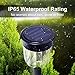 GELOO Solar Pathway Lights Outdoor, 6 Pack Waterproof Super Bright Color Changing Garden Colored Landscape Lighting for Lawn, Patio, Yard, Walkway, Sidewalk, Driveway