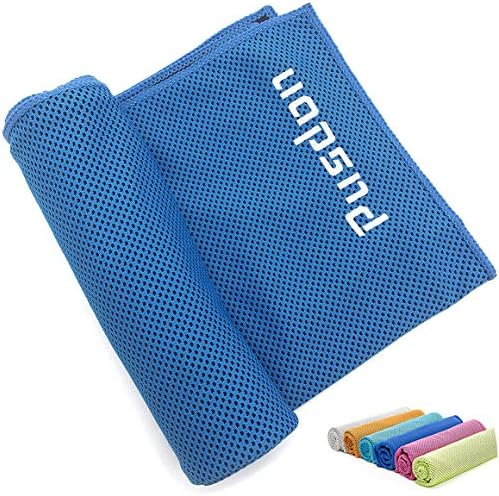 Soft Cooling Towel for Instant Relief, 48inch Extra Long Natural Cool Cloth Scarf, Cold Neck Wrap Chilly Towels for Sports, Workout, Fitness, Gym, Yoga, Pilates, Travel, Camping Outdoor Running & More