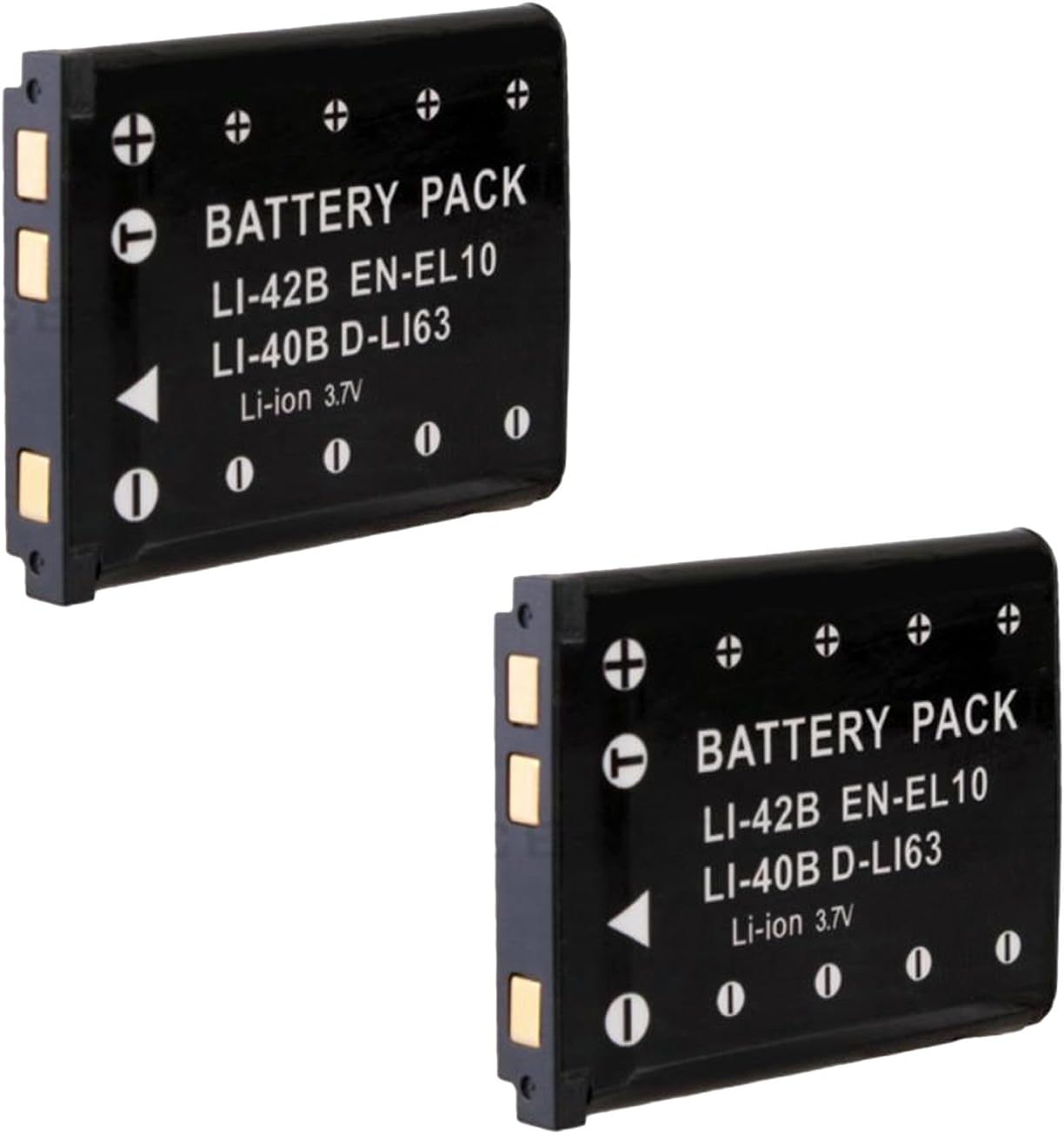 EN-EL10 Battery 2-Pack Bundle with Rapid Travel Charger and UltraPro Accessory Kit for Select Nikon Coolpix Cameras : Camera & Photo