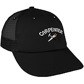 Speedy Pros Trucker Hat Baseball Cap Carpenter Occupation Build Embroidery Cotton Dad Hats for Men & Women Snapback Black