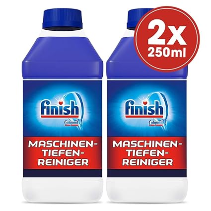 Finish Maschinentiefenreiniger, Spülmaschinenreiniger, Maschinenpfleger, Sparpack, 2er Pack (2 x 250 ml)