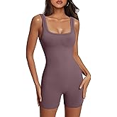 AUTOMET Women's One Piece Jumpsuits Short Bodysuit Workout Rompers Summer Outfits Gym Yoga Beach Fashion Clothes 2026