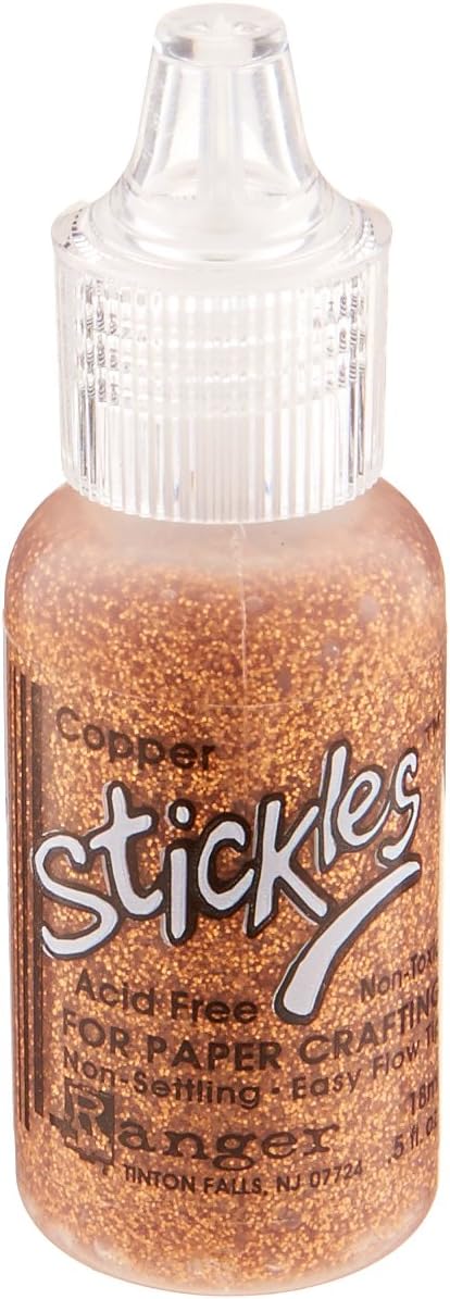 Ranger 1/2-Ounce Stickles Glitter Glue, Copper