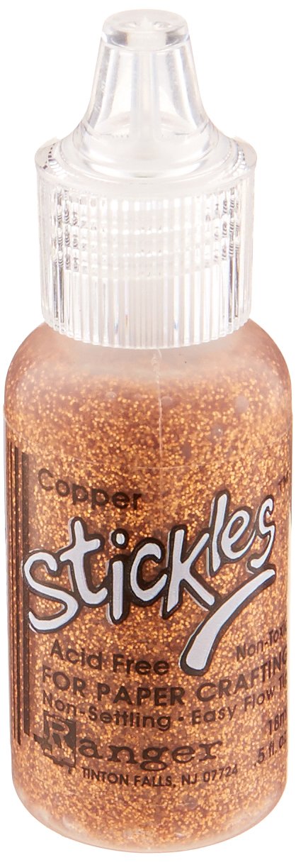 Ranger 1/2-Ounce Stickles Glitter Glue, Copper