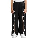JIZYO Unisex Kids Tear Away Pants Hook Post Surgery Breakaway Pant Full Open Down Cotton Rip Off Pants
