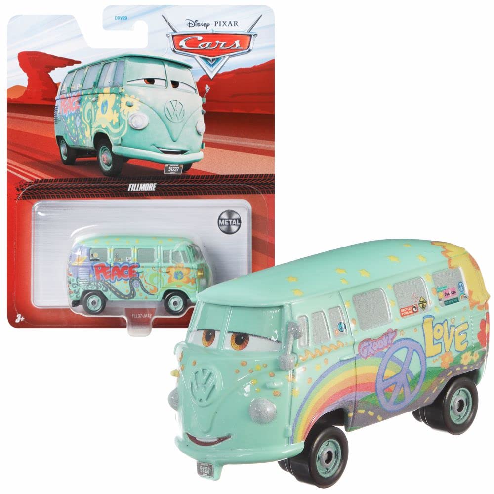 Mattel Selection Vehicles Racing Style Die Cast 1:55 Disney Cars Cars: Fillmore
