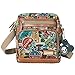 Disney Vintage Mickey Mouse Pattern Multi Purpose Cross Body Bag , Brown