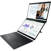 ASUS ZenBook Duo AI 2-in-1 Laptop Dual Display, 14" Touchscreen OLED Intel Ultra 9-285H, 32GB LPDDR5X, 2TB SSD, Detachable KB, WIN11