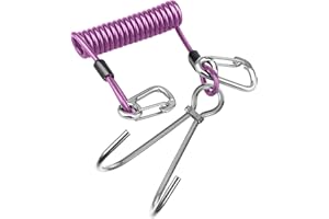 EEBBL Scuba Diving Reef, Scuba Diving Reef Stick, Anti-seawater Corrosion Double Scuba Diving Reef Hooks Scuba Diving, 316 Stainless Steel Reef Cord Hook