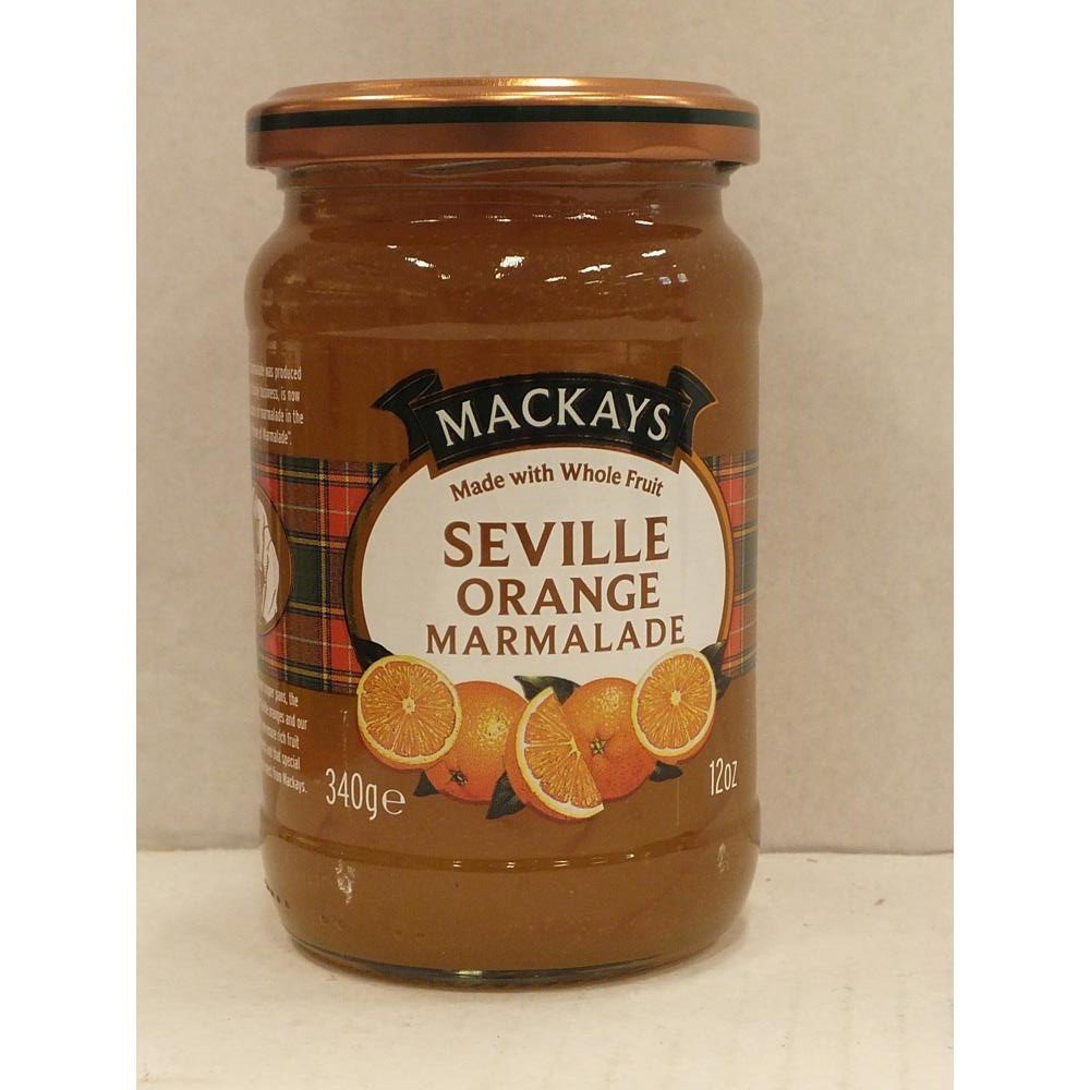 Mackays Seville Orange Marmalade 340g Glas (Marmelade aus Sevilla