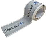 Nassboards Waterproof Tanking Tape Aqua Elastic Self Adhesive Butyl 85mm x 5m view 1