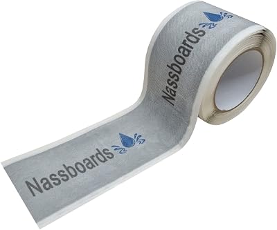 Nassboards Waterproof Tanking Tape Aqua Elastic Self Adhesive Butyl 85mm x 5m