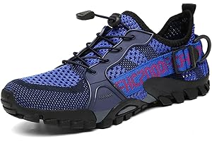 TANGYUGEN Water Shoes Men Women Outdoor Hiking Shoes Quick Drying Beach Aqua Shoes Travel Trekking Walking Climbing Sneakers