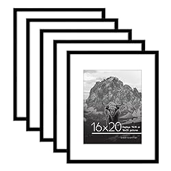 Americanflat 16x20 Picture Frame Set of 5 in Black