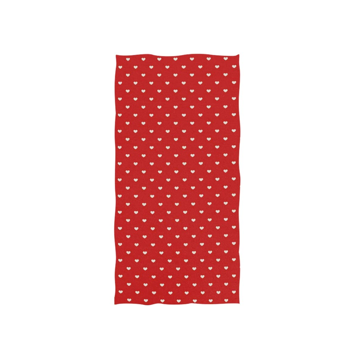 Ahomy Serviette Saint Valentin Coeur Love Easy Care Légère