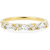 Juyoyo Engagement Rings for Women, 925 Sterling Silver Rings Moissanite Wedding Bands for Women, Promise Rings Gift Packed for Her Size 3-10