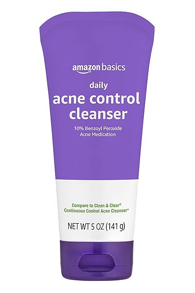 AMAZON BASICS ACNE TREATMENT FACE WASH – DAILY...