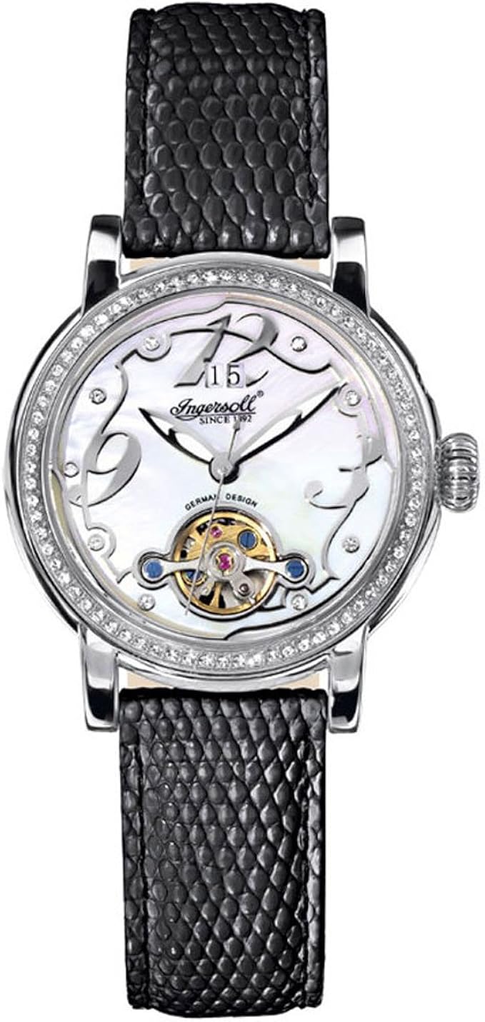 Ingersoll Women's Automatic Watch IN5005WHBK with Leather Strap Amazon