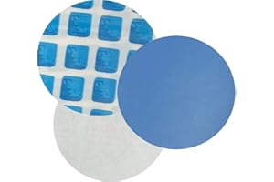 POOL ABOVE All-in-One Repair Kit for Above-Ground Pools | Fast, Underwater-Capable Peel-and-Stick OR Adhesive Glue-Down Vinyl Patches & for Easy Set and Frame Pools 4 Inch Peel and Stick