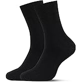 LMHCISO Men's Dress Socks Solid Colors Comfy Crew Cotton Dress Socks for Men Thin Lightweight Anti Odor Size 10-13