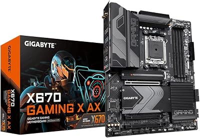 Gigabyte X670 GAMING X AX AM5 Motherboard Ryzen 8000 DDR5 8000 PCIe 5.0 WiFi 6E