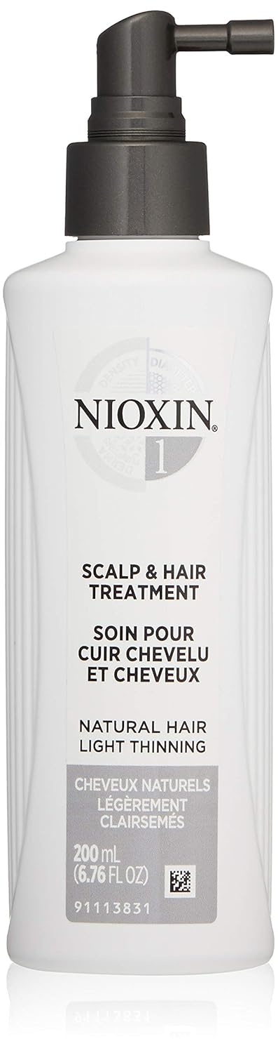 Nioxin Scalp and Hair Leave-In Treatment System 1 for Fine Hair with Light Thinning, 6.8 Fl Oz: Premium Beauty
