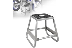 Donext Motorcycle Lift Stand Dirt Bike Stand 600LB Capacity Universal Panel Stand Moto Removable Maintenance Motocross Stand (Silver)