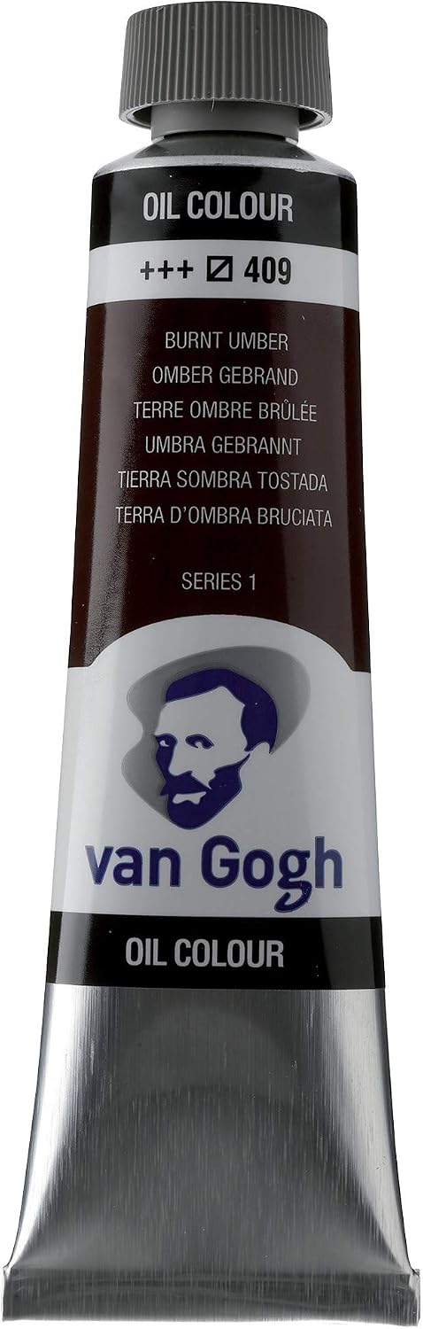 Van Gogh Paint Oil Burn, Burnt Umber, 40 ml (Pack of 1)
