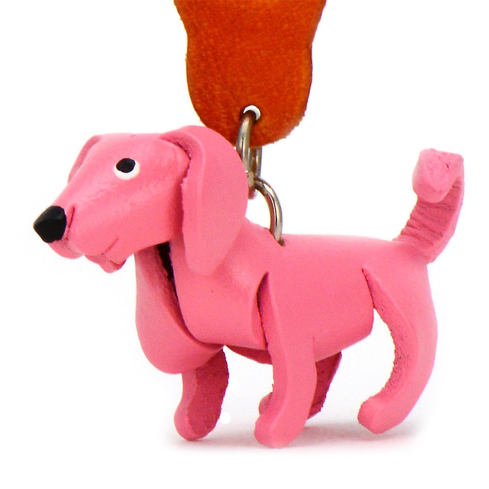 MONKIMAU Leather Keyring Labrador Retriever Dog