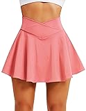 TZLDN Women's Tennis Skirt with Shorts Pockets